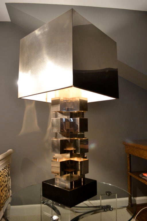 Steel Curtis Jere Table Lamp