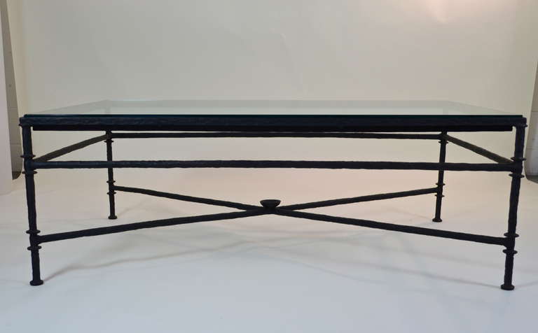 20th Century Bronze Giacometti Style Cocktail Table