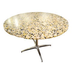 Sea Shell and Acrylic Dining Table