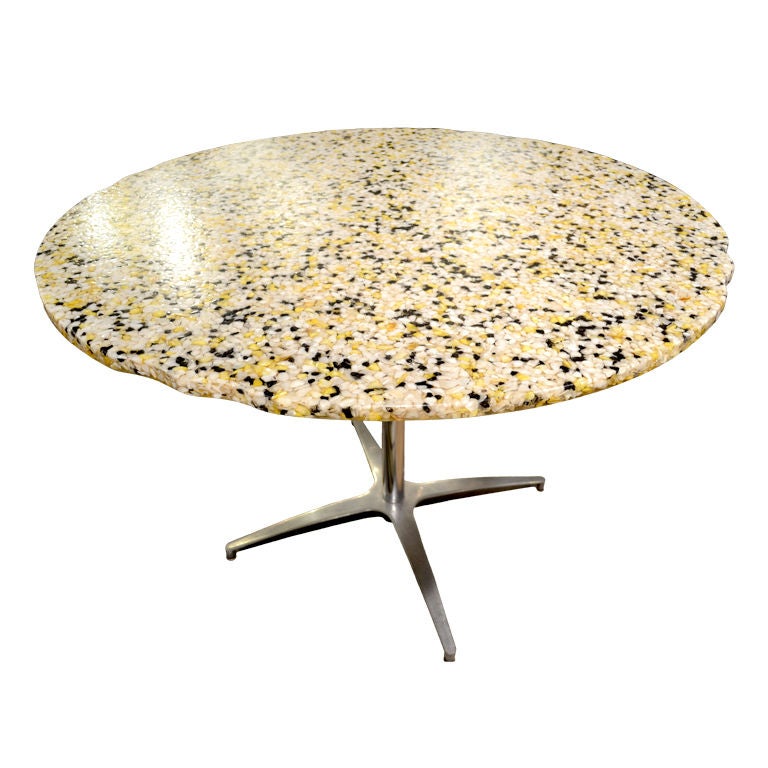 Sea Shell and Acrylic Dining Table