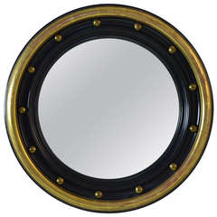 Antique Bull's Eye Mirror