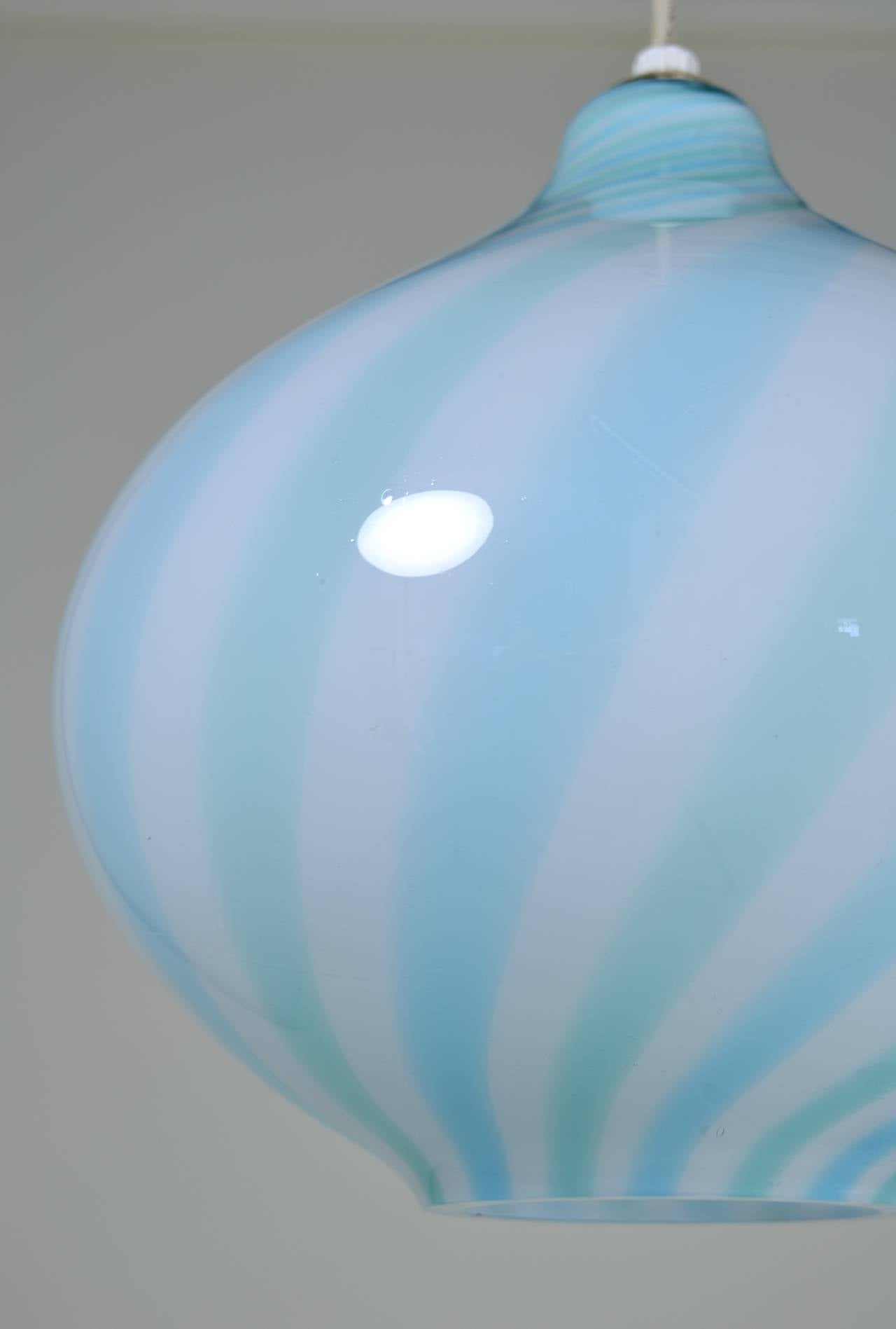 Murano Vistosi Pendant, circa 1970s