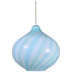 Murano Vistosi Pendant, circa 1970s
