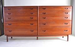 Peter Hvidt and Orla Mølgaard-Nielsen Double Dresser, Denmark, circa 1950s