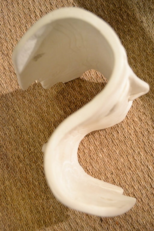 Late 20th Century Ceramic Face Sculpture
