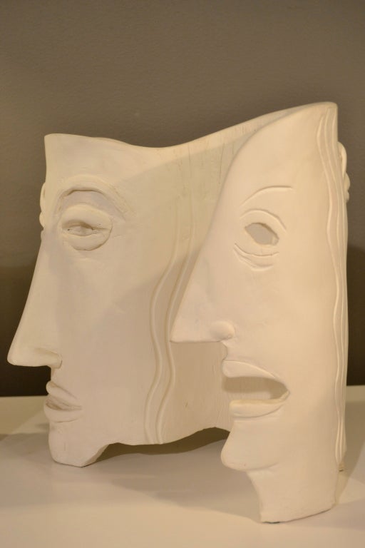 Ceramic Face Sculpture 1