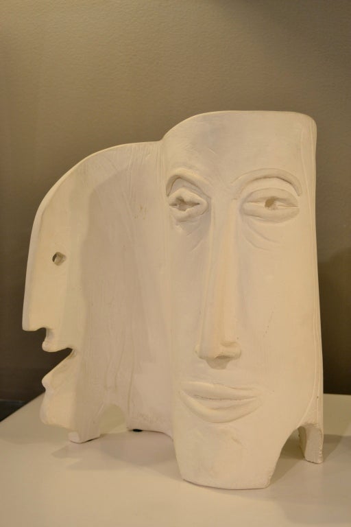 Ceramic Face Sculpture 2