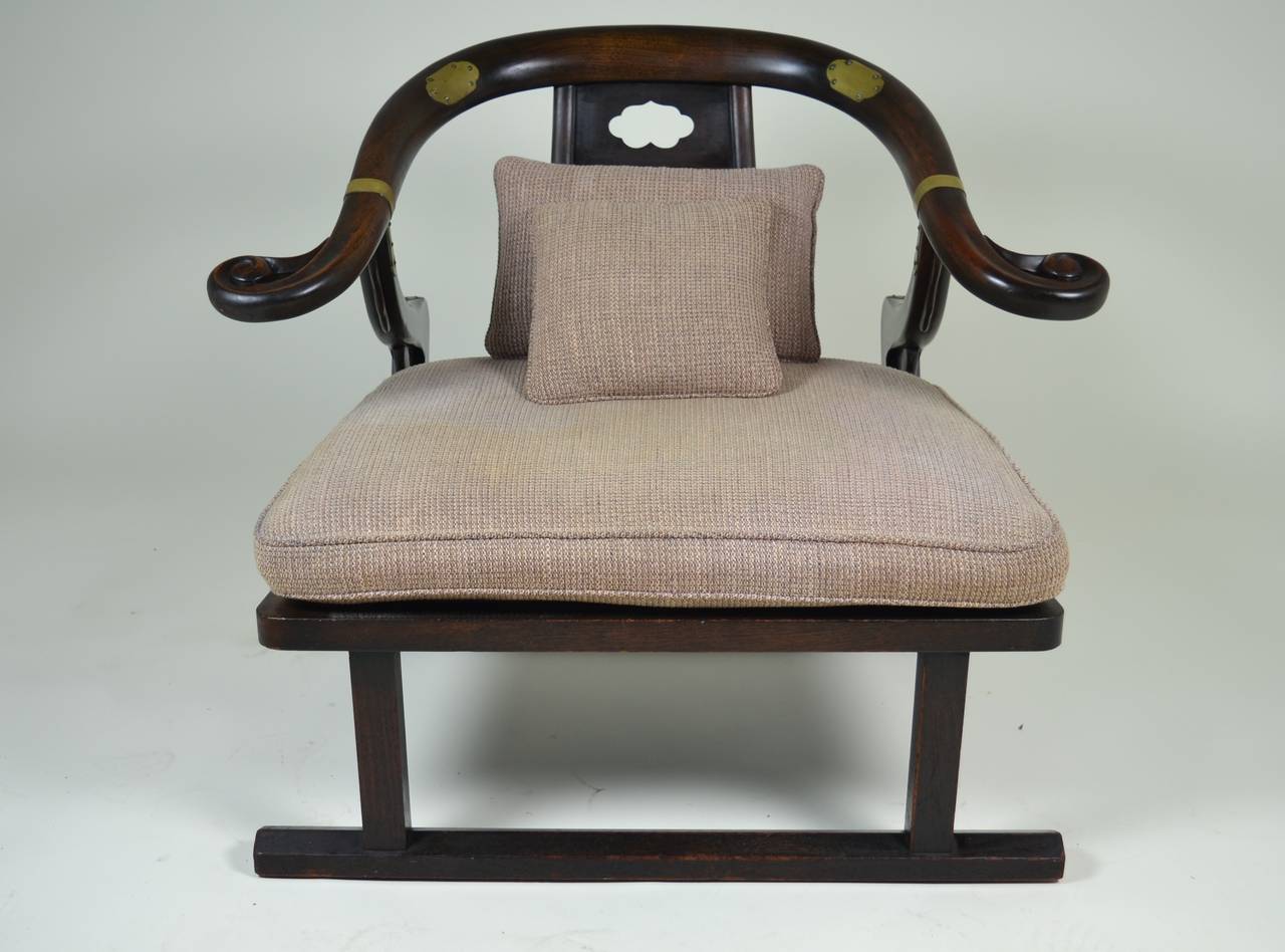 Michael Taylor for Baker Asian Styled Lounge Chair at 1stDibs