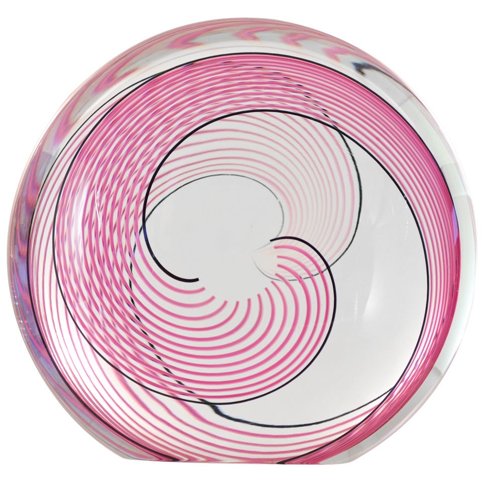 Round Sculpture by Livio Seguso for Oggetti