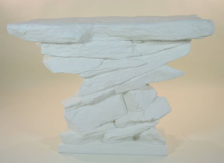 Plaster Rock Console by Sirmos