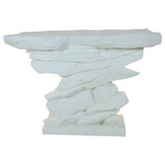 Plaster Rock Console by Sirmos