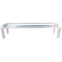 Lucite Cocktail Table