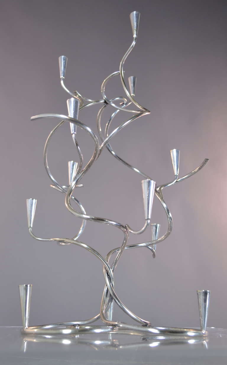 Modernist Candelabra by Coles & Fryer