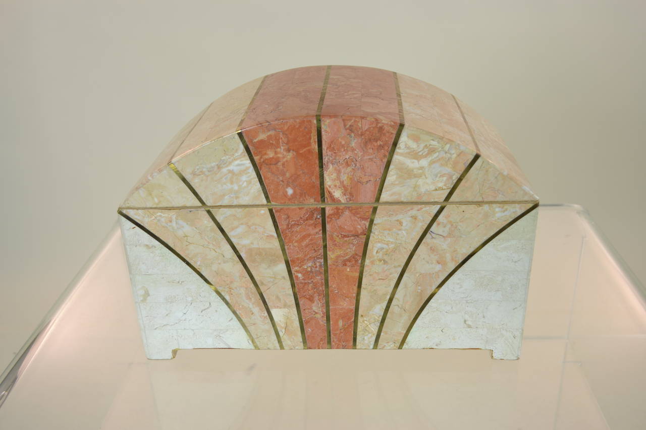 Tessellated Stone Lidded Box 5
