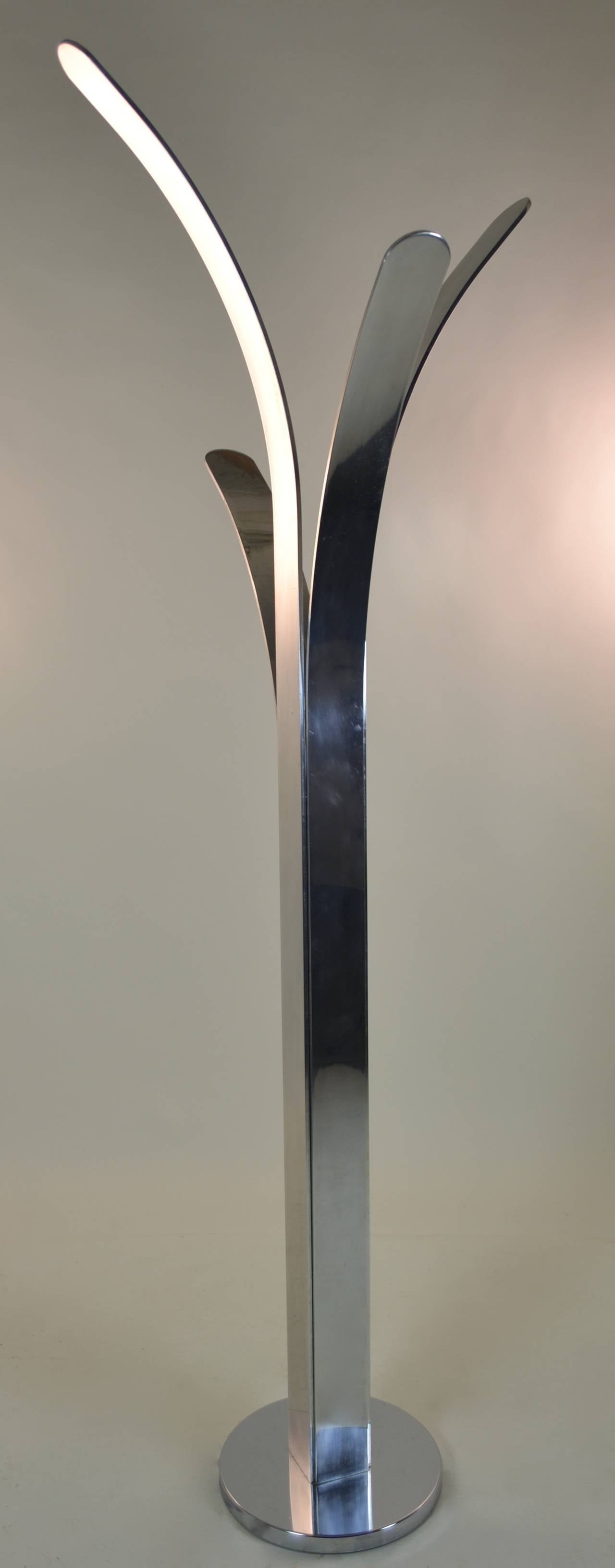 Late 20th Century Six-Foot Aluminum Sculpture