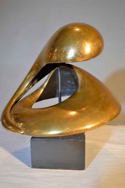 Organic Form Bronze Sculpture by Karoly Veress 5