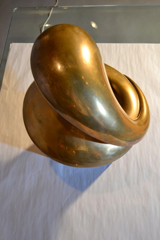Organic Form Bronze Sculpture by Karoly Veress 1