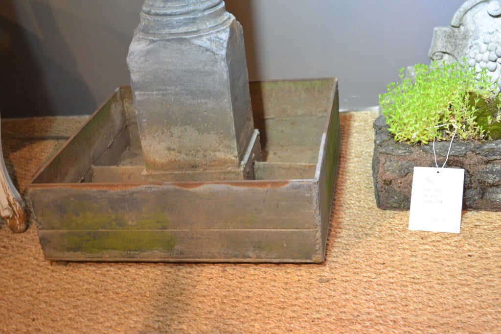 PAIR 19th Century Hitching Posts in Custom Planters 4