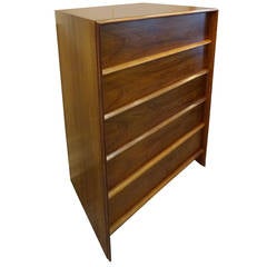 T.H. Robsjohn-Gibbings Five-Drawer Chest 10