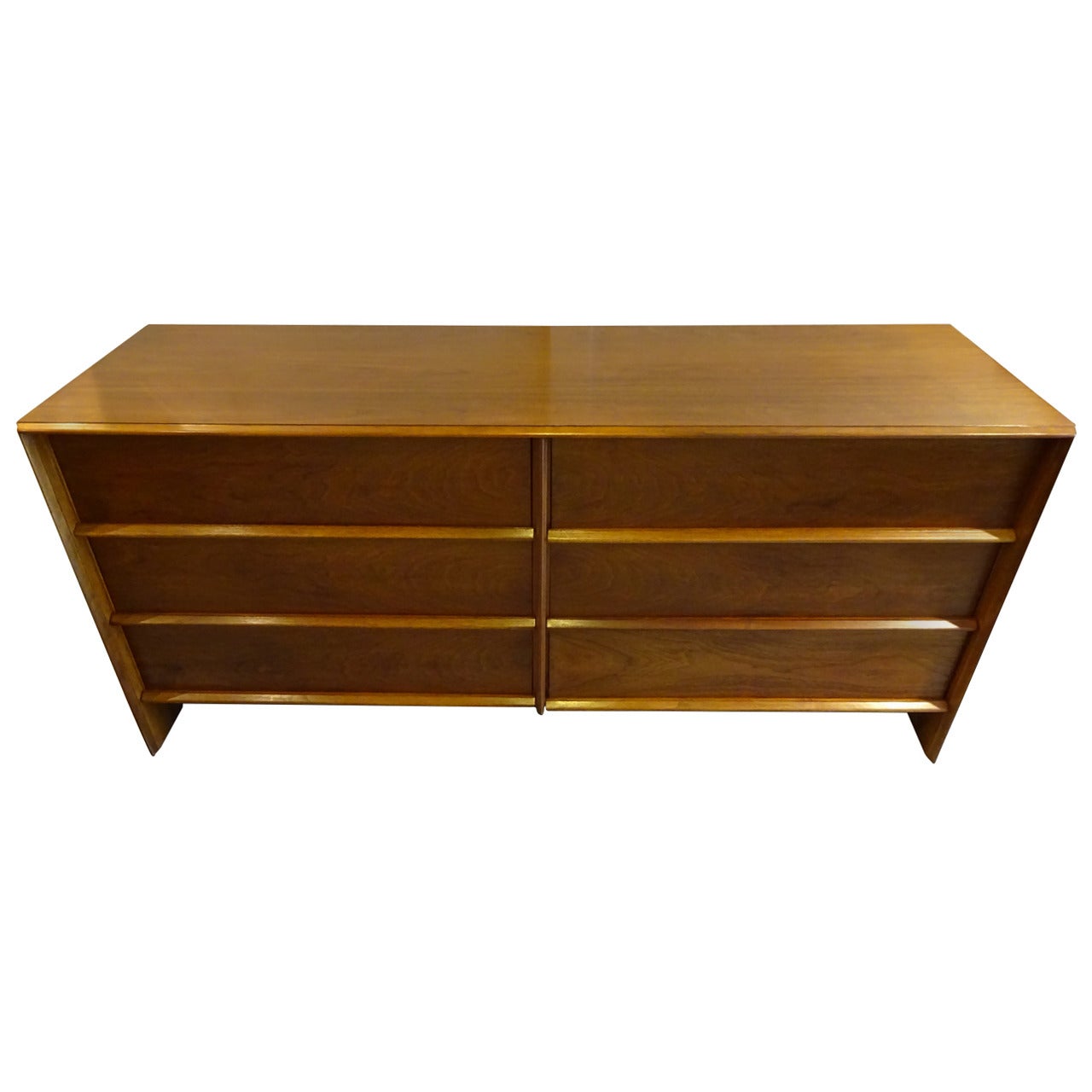 T.H. Robsjohn-Gibbings Six-Drawer Chest For Sale