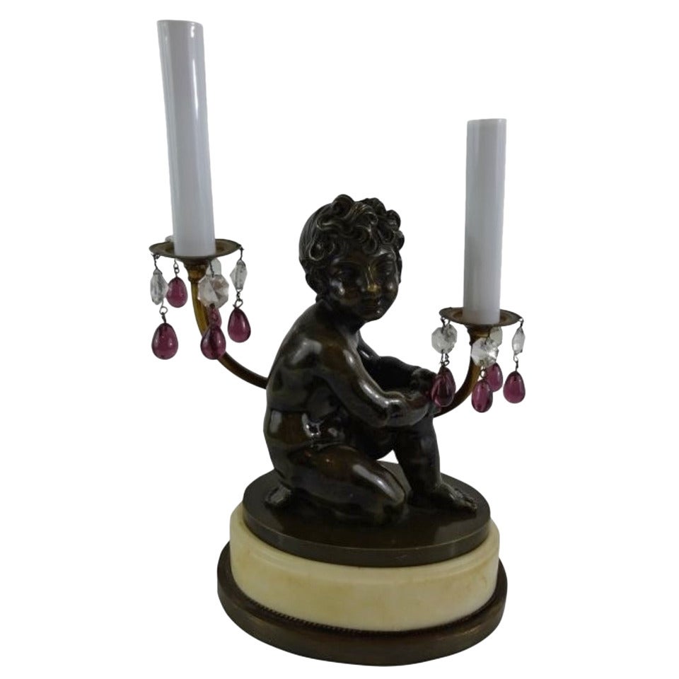French Art Deco Boudoir Lamp
