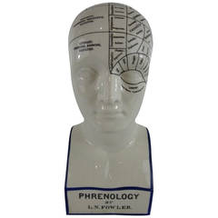 Staffordshire L.N. Fowler Phrenology Head