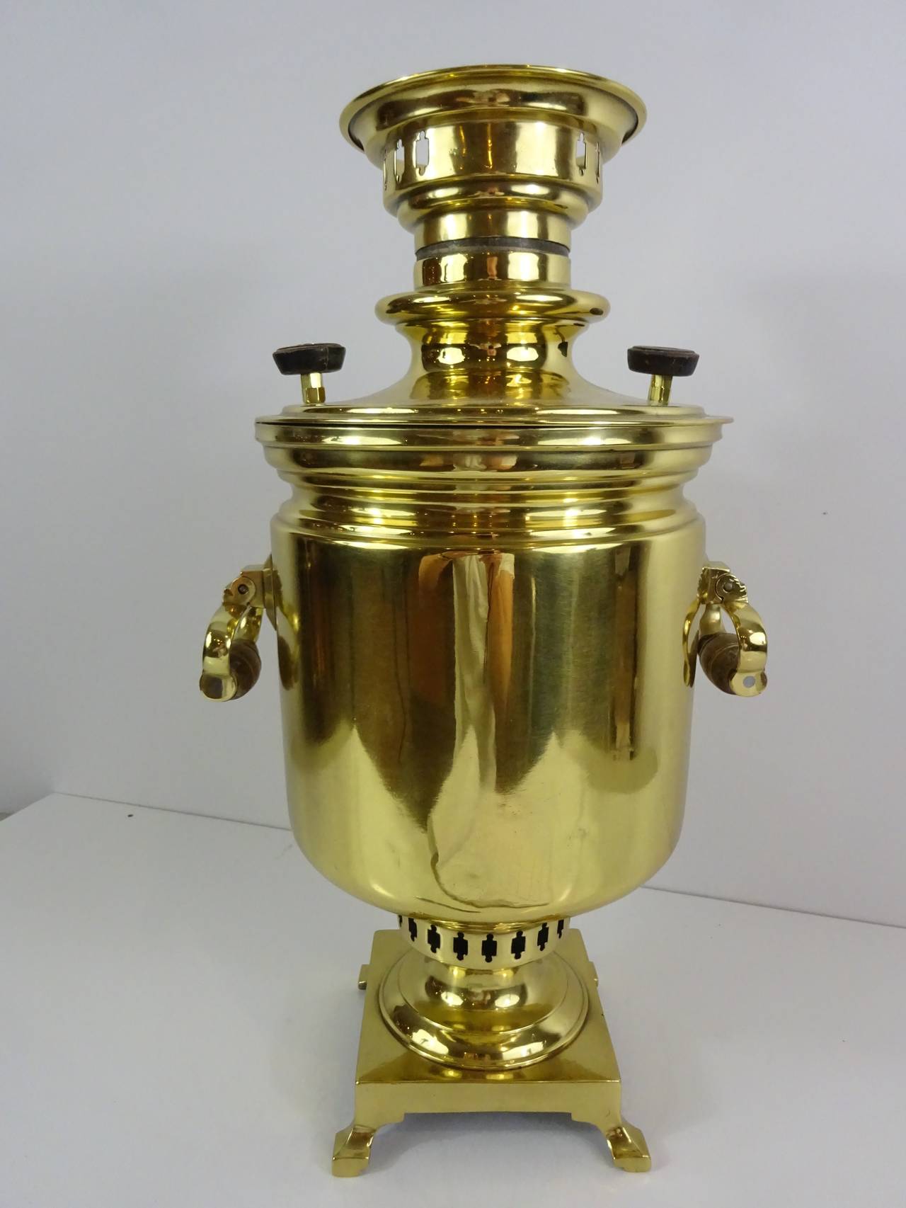 Victorian Antique Russian Brass Samovar