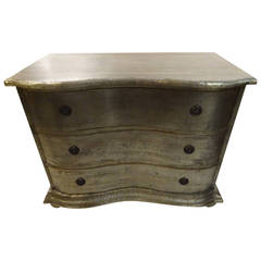 Silver Metal Cased Chest of Drawers