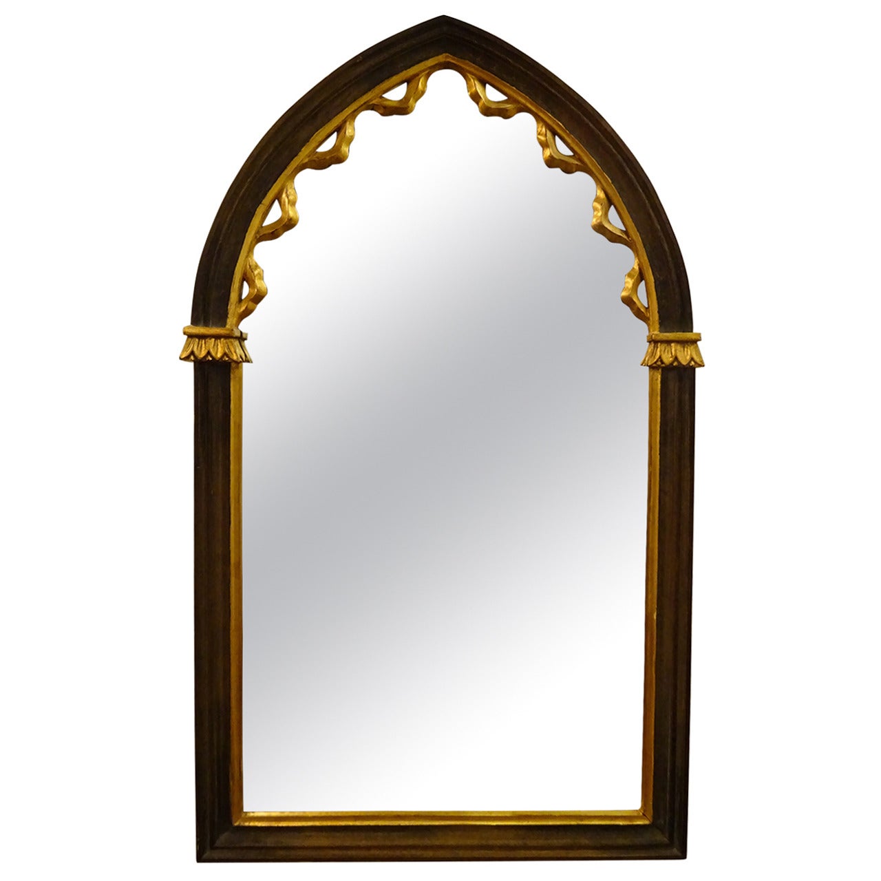 Gothic Style Giltwood Mirror