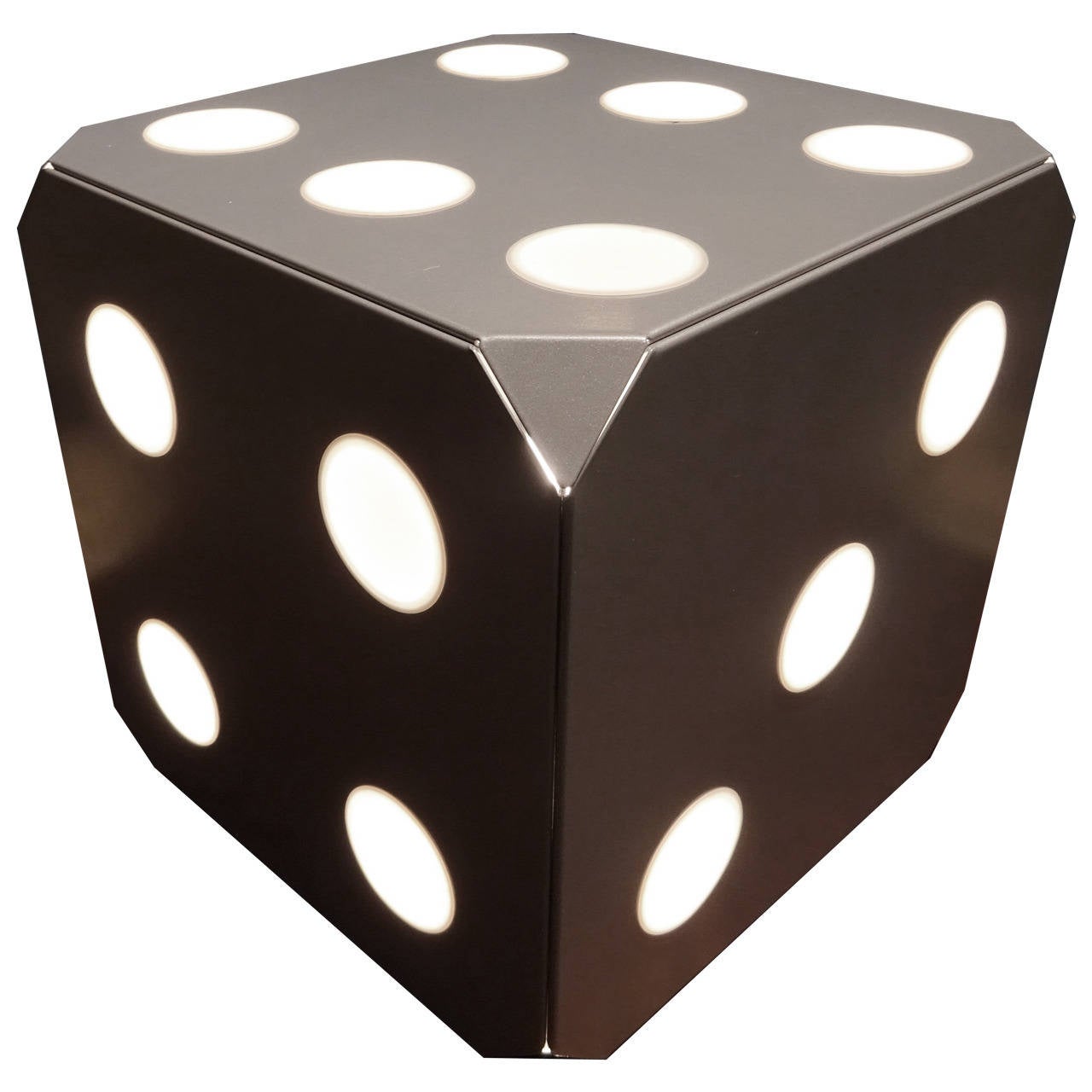 Oversized Single "Dice" Light at 1stdibs