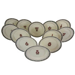 28 Pieces of Cherinto Del Vecchio Italian Creamware