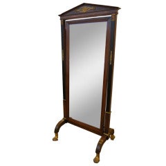 A Fine Charles X Style Cheval Mirror