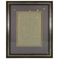 Pablo Picasso Etching "Nestor's Tales of the Trojan War"