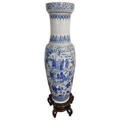Palace Size Chinese Export Porcelain Vase