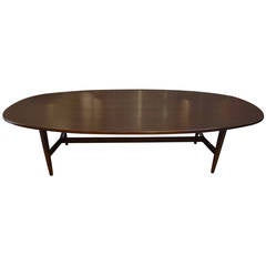 Jens Risom Attributed Oval Dining or Conference Table