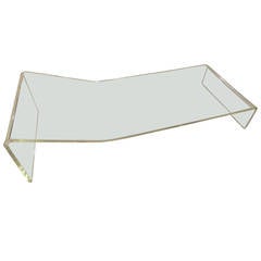 Gary Gutterman Style Lucite Chaise