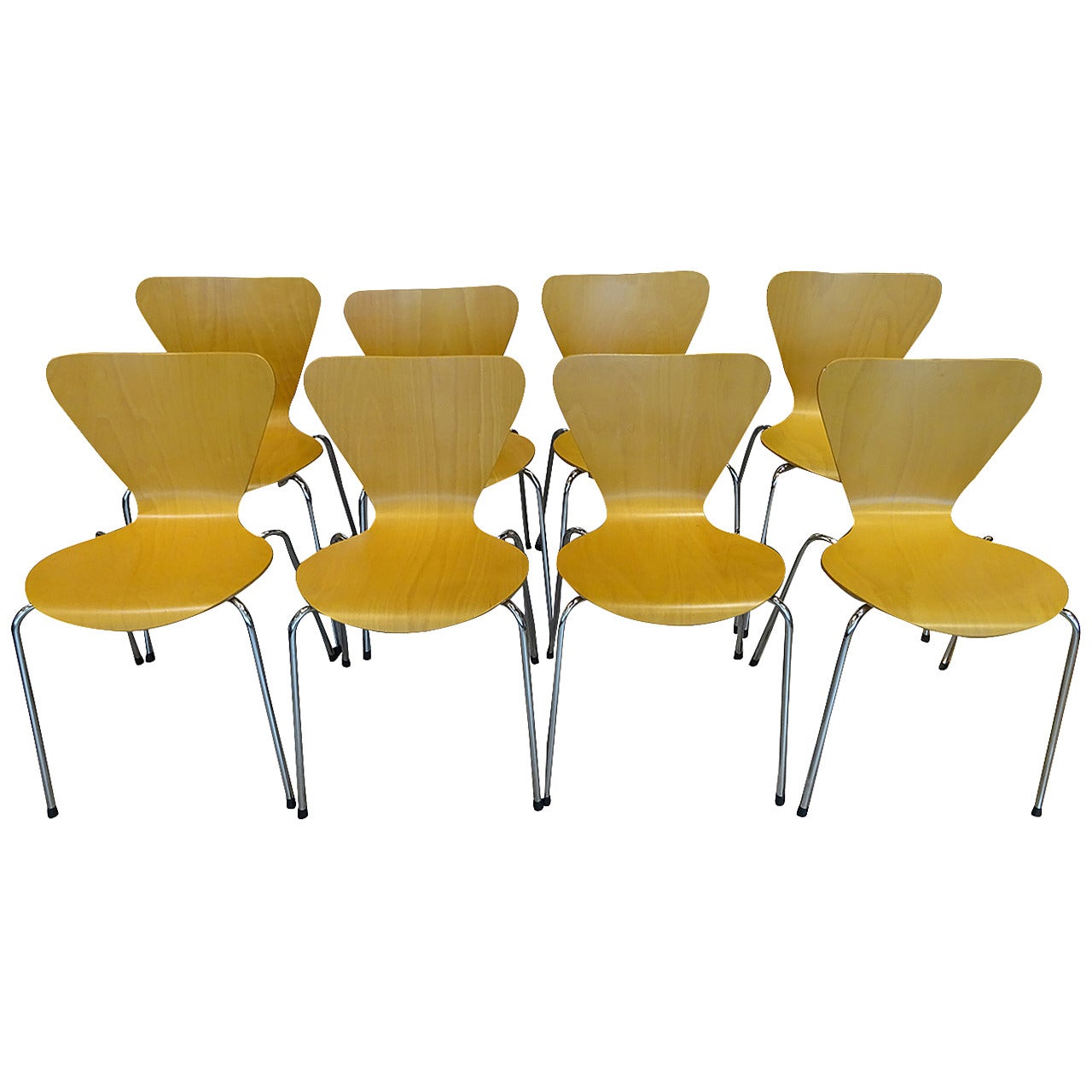 Chrome Stacking Chairs 32 For Sale on 1stDibs