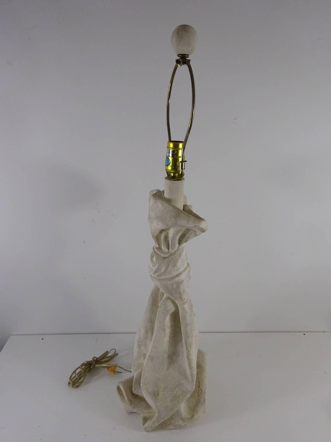 Pair of John Dickenson Style Draped Lamps