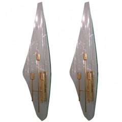 Fontana Arte Sconces by Max Ingrand