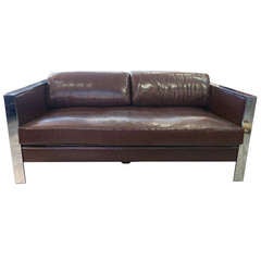 Milo Baughman Love Seat