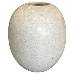 Vintage Large Cast Stone Terrazzo Vase or Planter