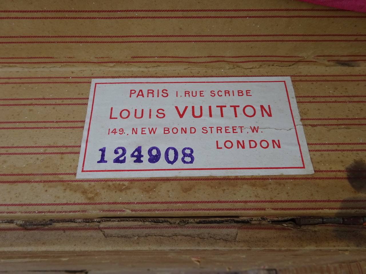 Large Early Louis Vuitton Trunk 1