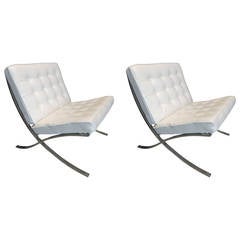 Pair of Barcelona Style Chairs