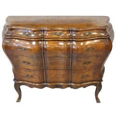 Northern Italian Olive Wood Commode