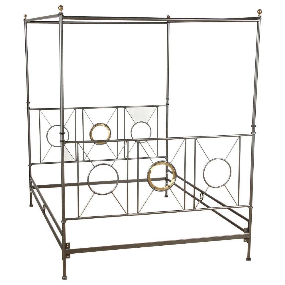 Neoclassical Style Canopy Bed