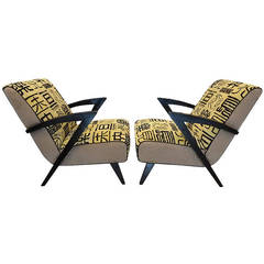 Pair of Italian "Z" chairs