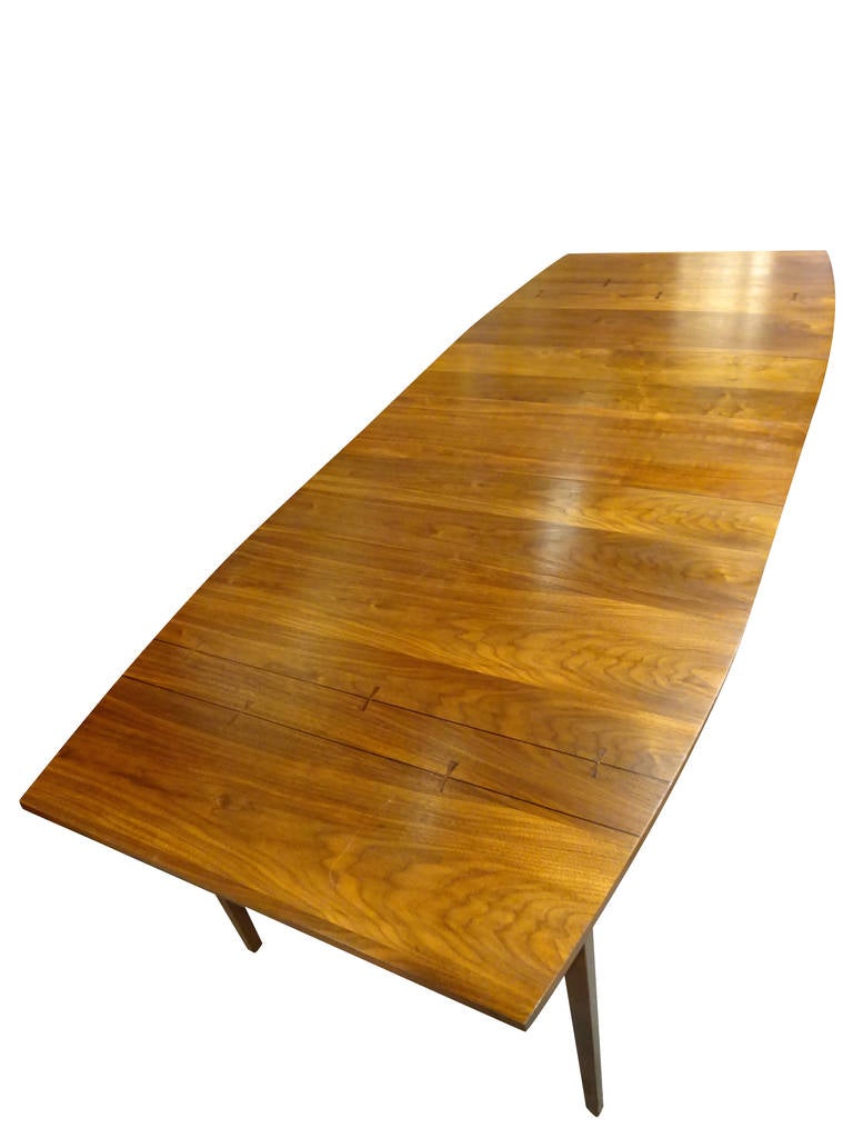 Danish Modern Walnut Dining Table at 1stdibs