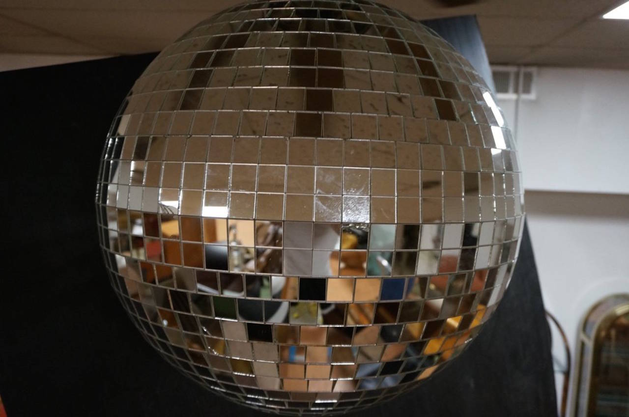 death star disco ball