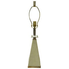 Shagreen Pyramid Lamp