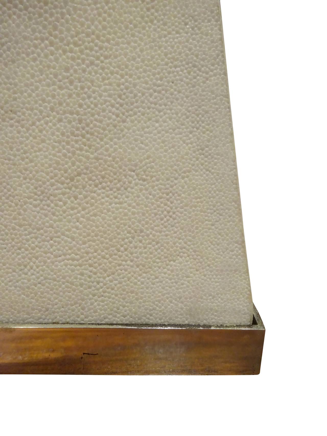 Shagreen Pyramid Lamp